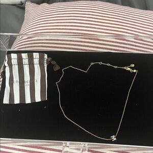 Henri Bendel Gold Necklace monogrammed M